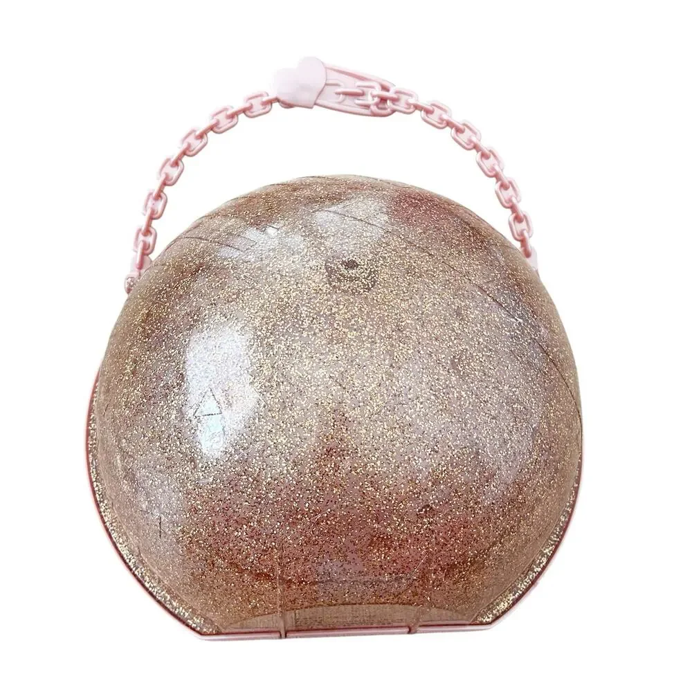 LOL Surprise Pink Rose Gold Sparkly Carrying Case Toy Bin